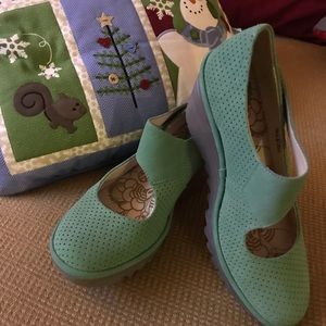 Fly London Wedge Mary Jane Size 40